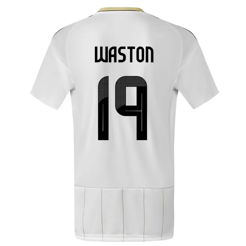 Danxen Pánské Kostarika Kendall Waston #19 Bílý Daleko Hráčské Dresy 24-26 Dres