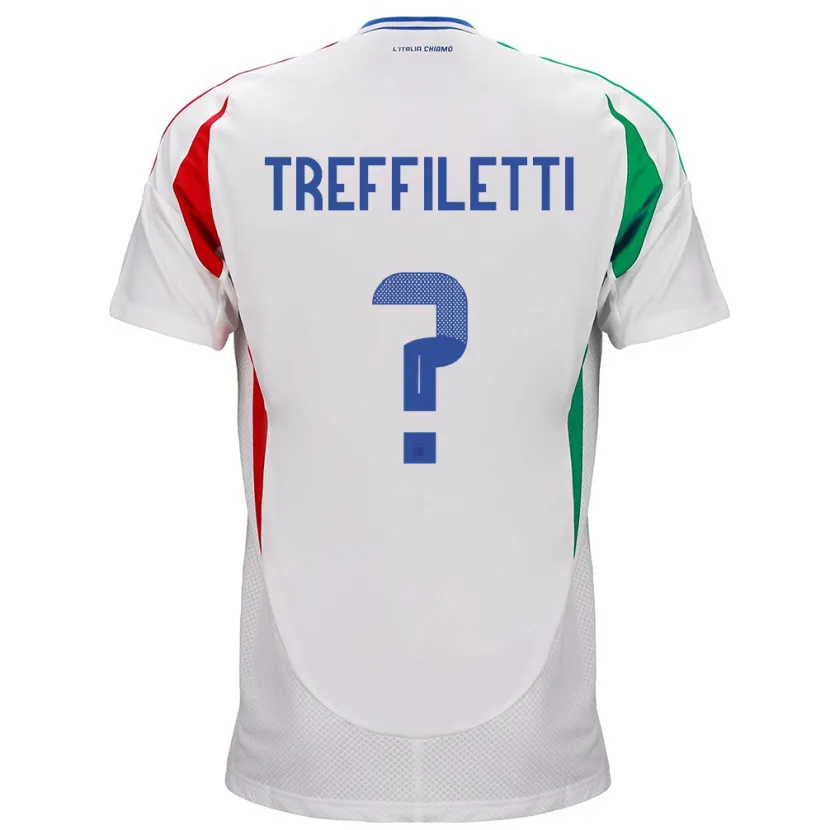 Danxen Pánské Itálie Danilo Treffiletti #0 Bílý Daleko Hráčské Dresy 24-26 Dres