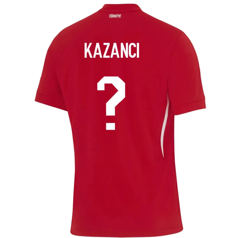Danxen Pánské Turecko Şant Kazancı #0 Červené Daleko Hráčské Dresy 24-26 Dres