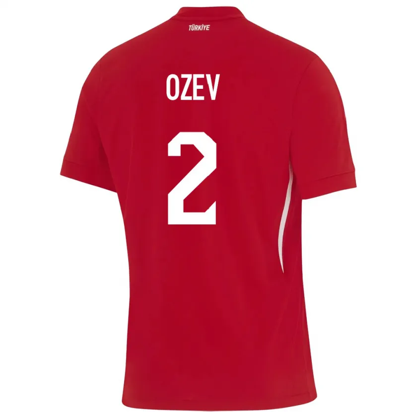 Danxen Pánské Turecko Ümran Özev #2 Červené Daleko Hráčské Dresy 24-26 Dres