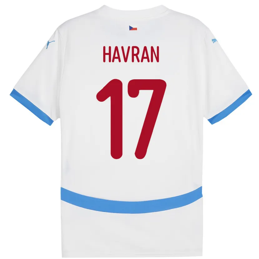 Danxen Pánské Česko Marek Havran #17 Bílý Daleko Hráčské Dresy 24-26 Dres