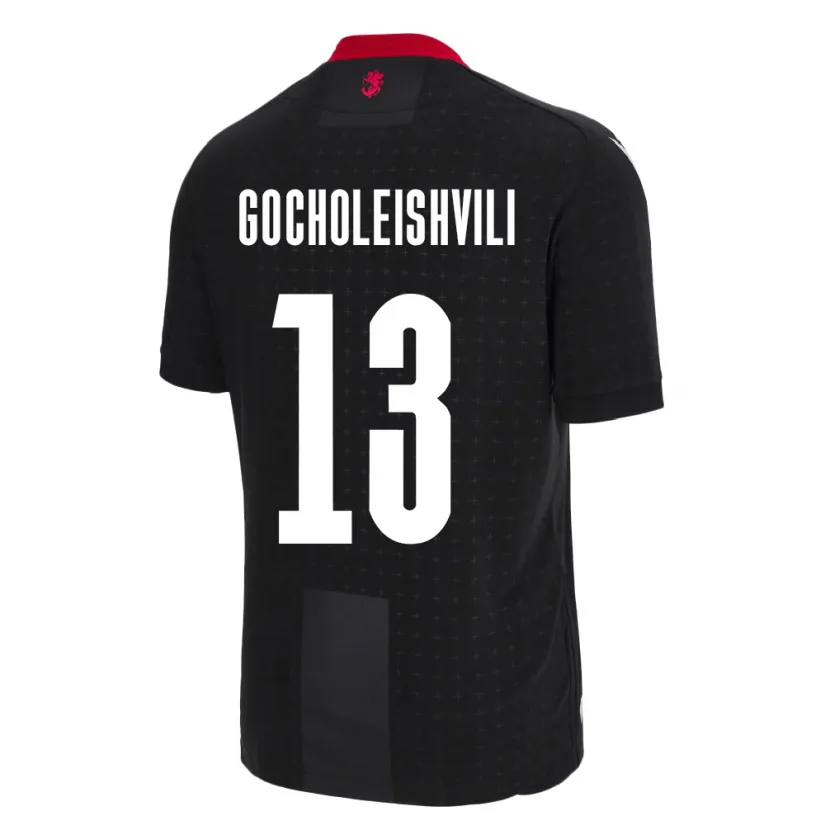 Danxen Pánské Georgia Giorgi Gocholeishvili #13 Černá Daleko Hráčské Dresy 24-26 Dres
