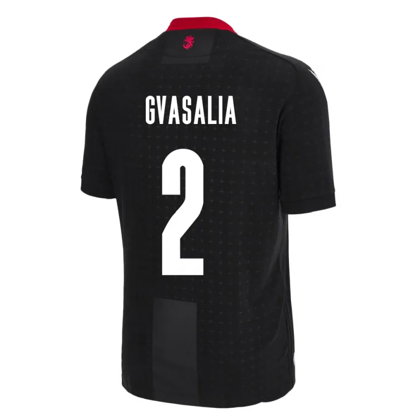 Danxen Pánské Georgia Giorgi Gvasalia #2 Černá Daleko Hráčské Dresy 24-26 Dres