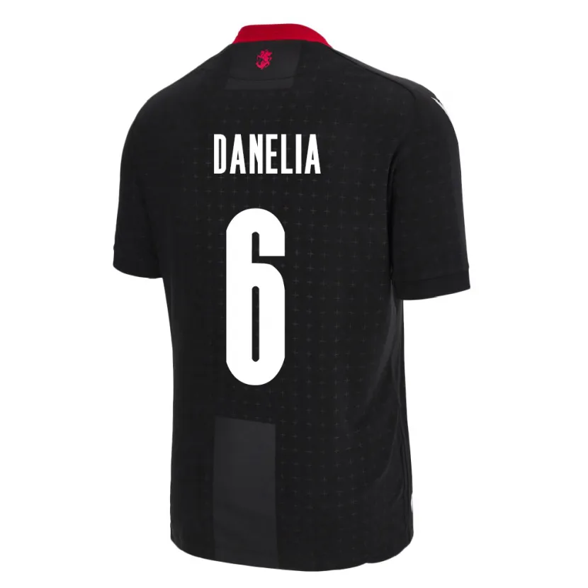 Danxen Pánské Georgia Natia Danelia #6 Černá Daleko Hráčské Dresy 24-26 Dres