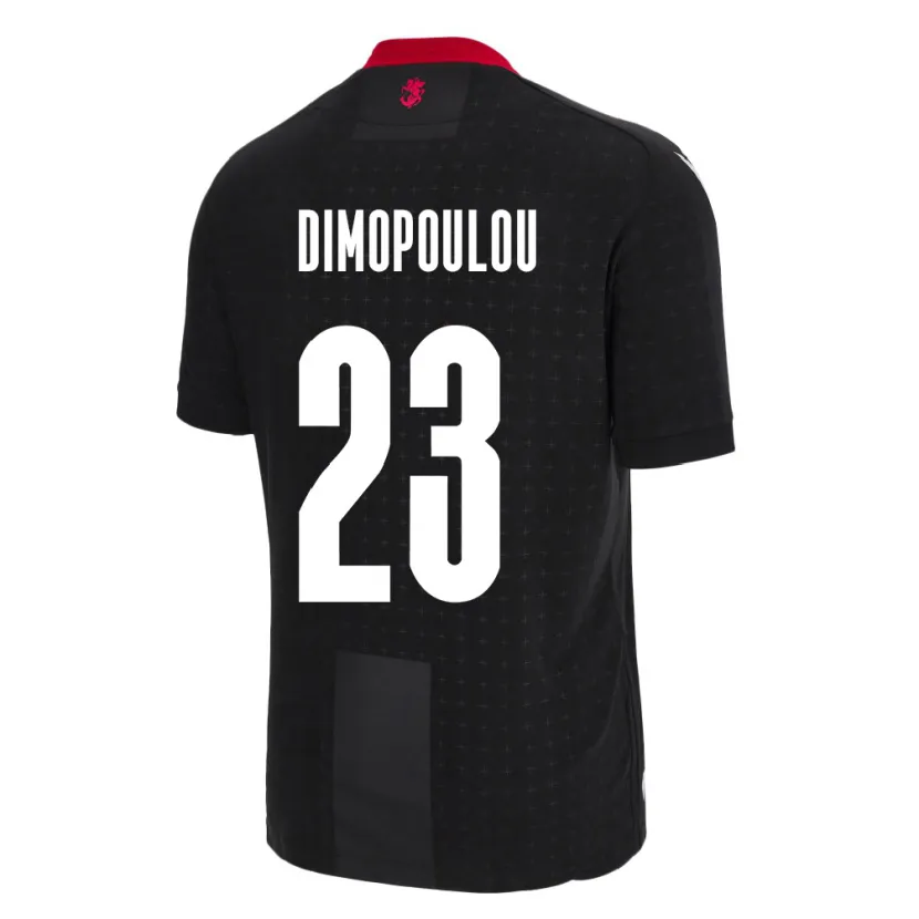 Danxen Pánské Georgia Salomi Dimopoulou #23 Černá Daleko Hráčské Dresy 24-26 Dres