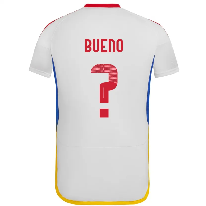 Danxen Pánské Venezuela Jesús Bueno #0 Bílý Daleko Hráčské Dresy 24-26 Dres