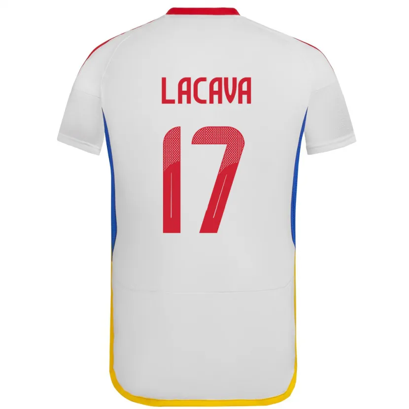 Danxen Pánské Venezuela Matías Lacava #17 Bílý Daleko Hráčské Dresy 24-26 Dres