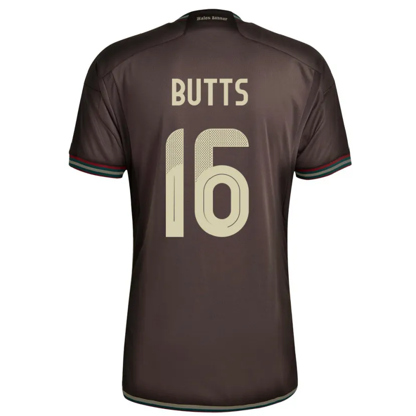 Danxen Pánské Jamajka Njeri Butts #16 Noční Hnědá Daleko Hráčské Dresy 24-26 Dres