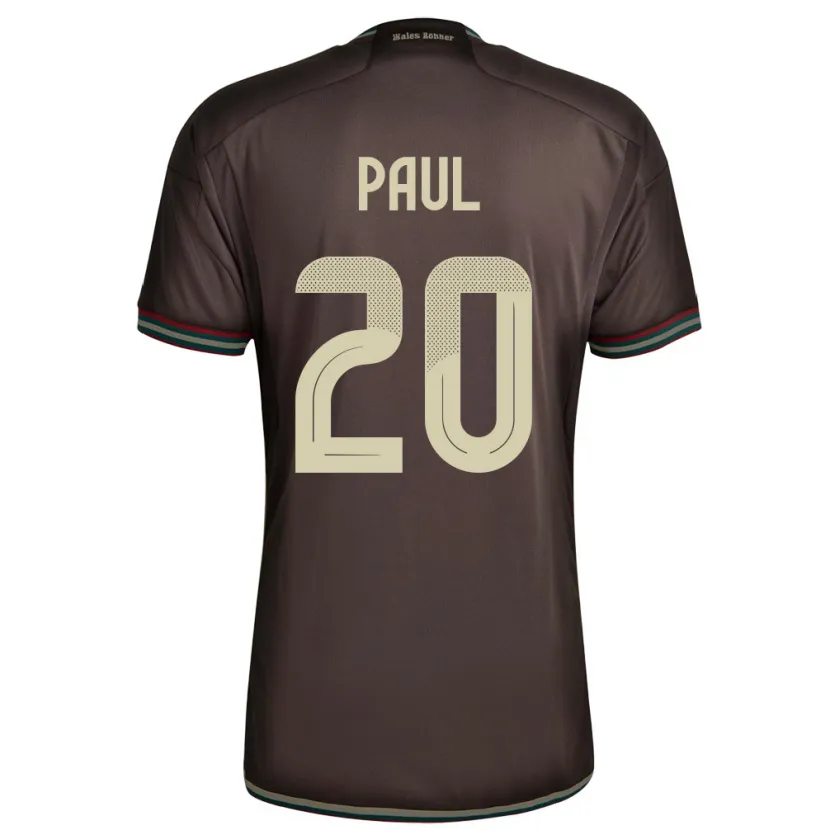 Danxen Pánské Jamajka Lachante Paul #20 Noční Hnědá Daleko Hráčské Dresy 24-26 Dres