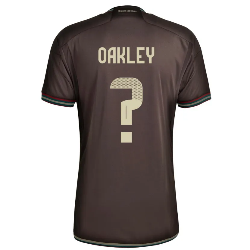 Danxen Pánské Jamajka Katie Oakley #0 Noční Hnědá Daleko Hráčské Dresy 24-26 Dres