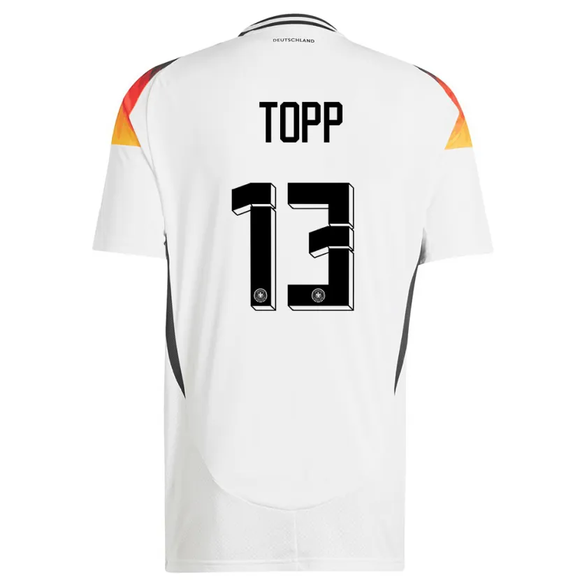 Danxen Dámské Německo Keke Topp #13 Bílý Domů Hráčské Dresy 24-26 Dres