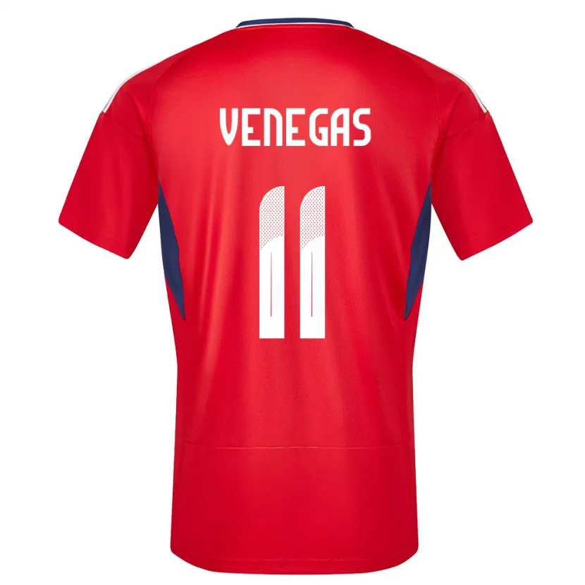 Danxen Dámské Kostarika Johan Venegas #11 Červené Domů Hráčské Dresy 24-26 Dres