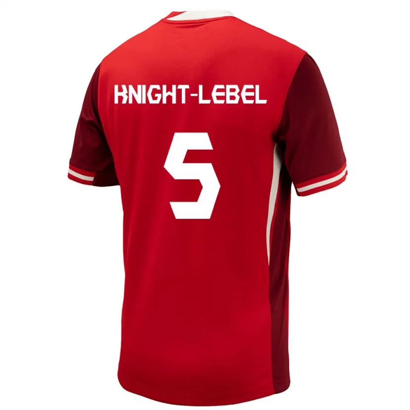 Danxen Dámské Kanada Jamie Knight-Lebel #5 Červené Domů Hráčské Dresy 24-26 Dres