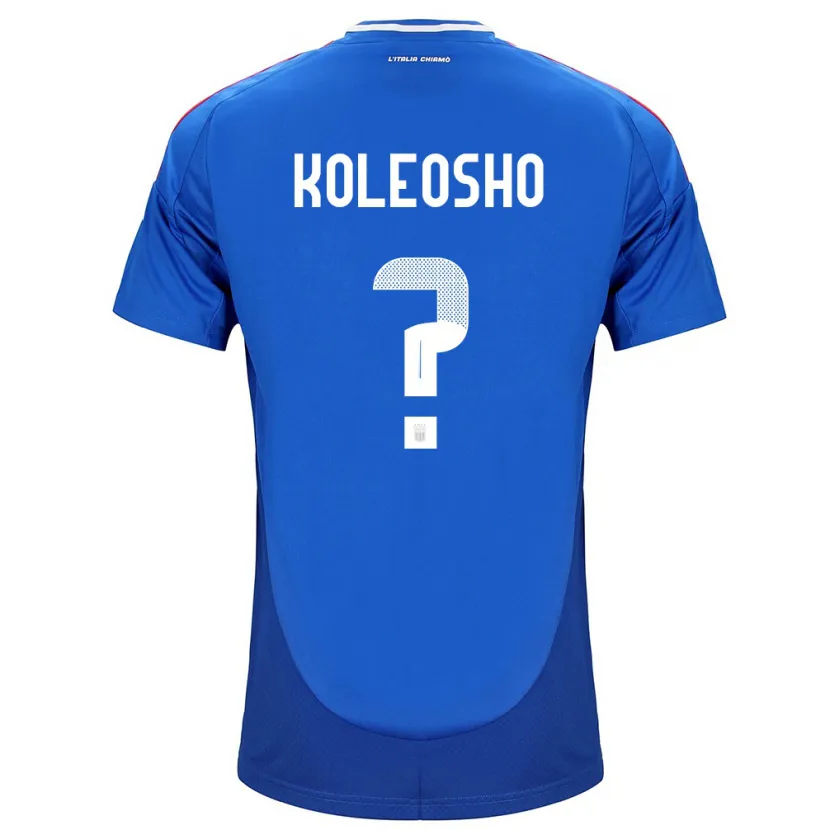 Danxen Dámské Itálie Luca Koleosho #0 Modrý Domů Hráčské Dresy 24-26 Dres