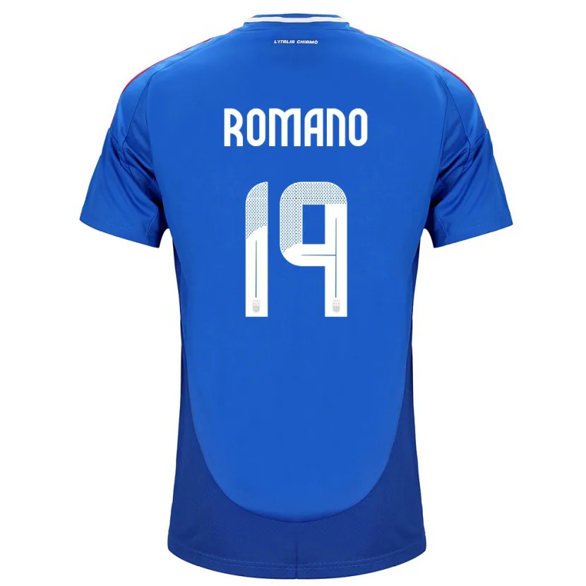 Danxen Dámské Itálie Marco Romano #19 Modrý Domů Hráčské Dresy 24-26 Dres