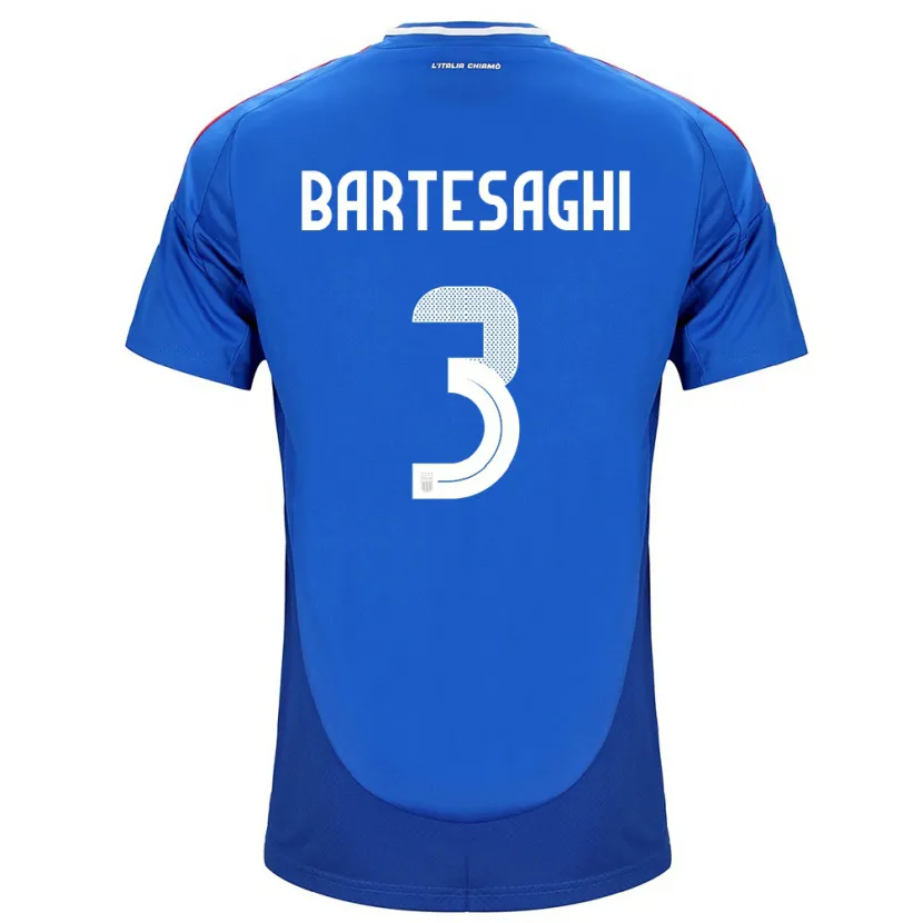 Danxen Dámské Itálie Davide Bartesaghi #3 Modrý Domů Hráčské Dresy 24-26 Dres
