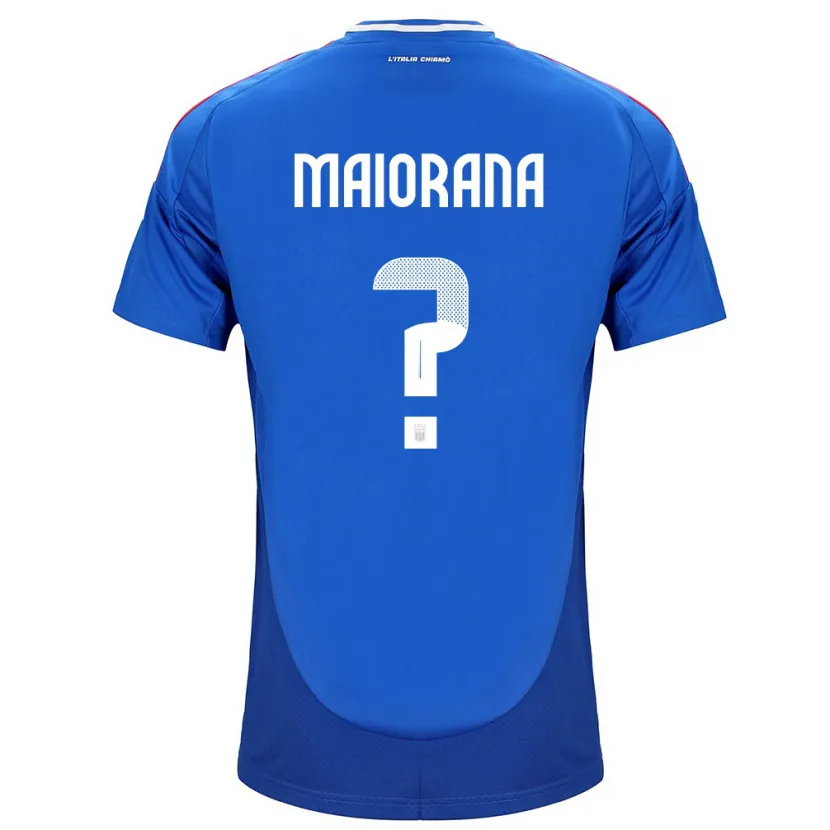 Danxen Dámské Itálie Stefano Maiorana #0 Modrý Domů Hráčské Dresy 24-26 Dres