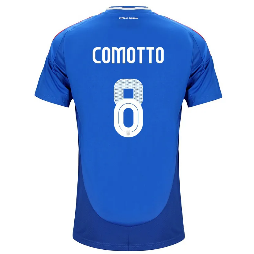 Danxen Dámské Itálie Christian Comotto #8 Modrý Domů Hráčské Dresy 24-26 Dres