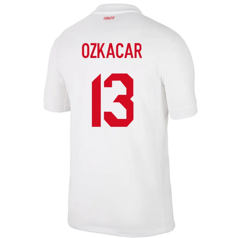 Danxen Dámské Turecko Cenk Özkacar #13 Bílý Domů Hráčské Dresy 24-26 Dres