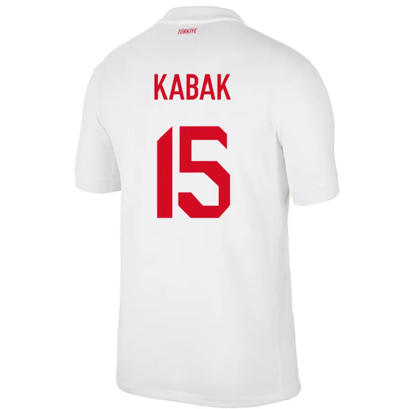 Danxen Dámské Turecko Ozan Kabak #15 Bílý Domů Hráčské Dresy 24-26 Dres