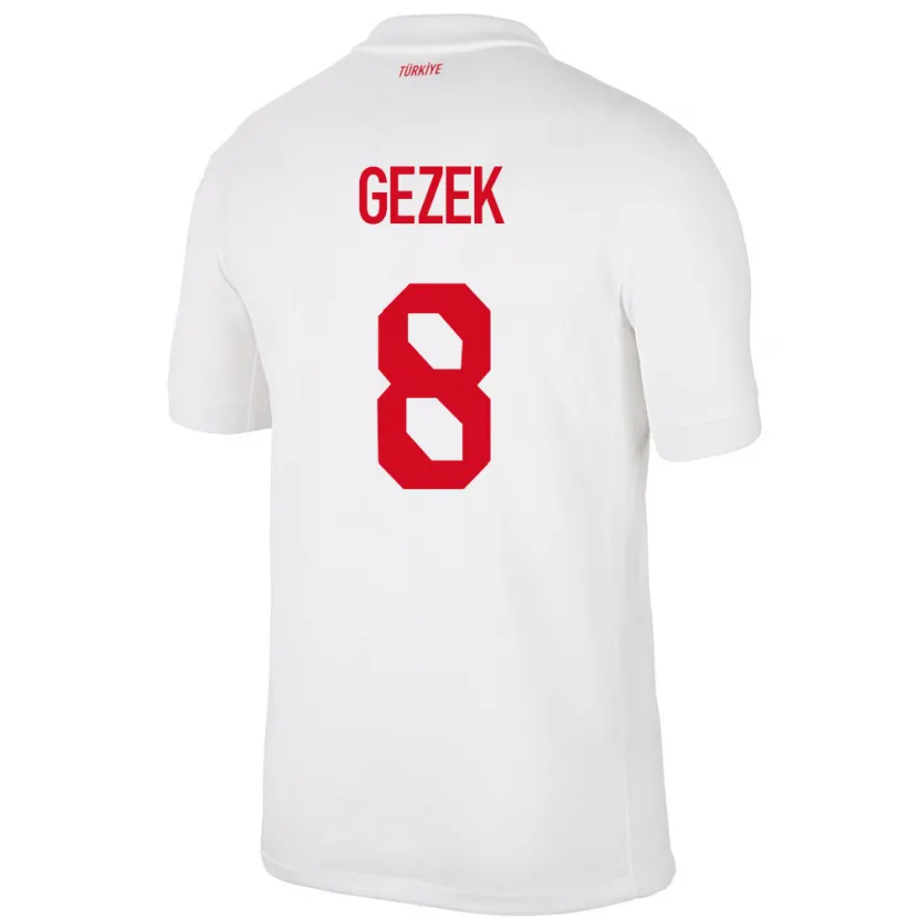 Danxen Dámské Turecko Baran Gezek #8 Bílý Domů Hráčské Dresy 24-26 Dres