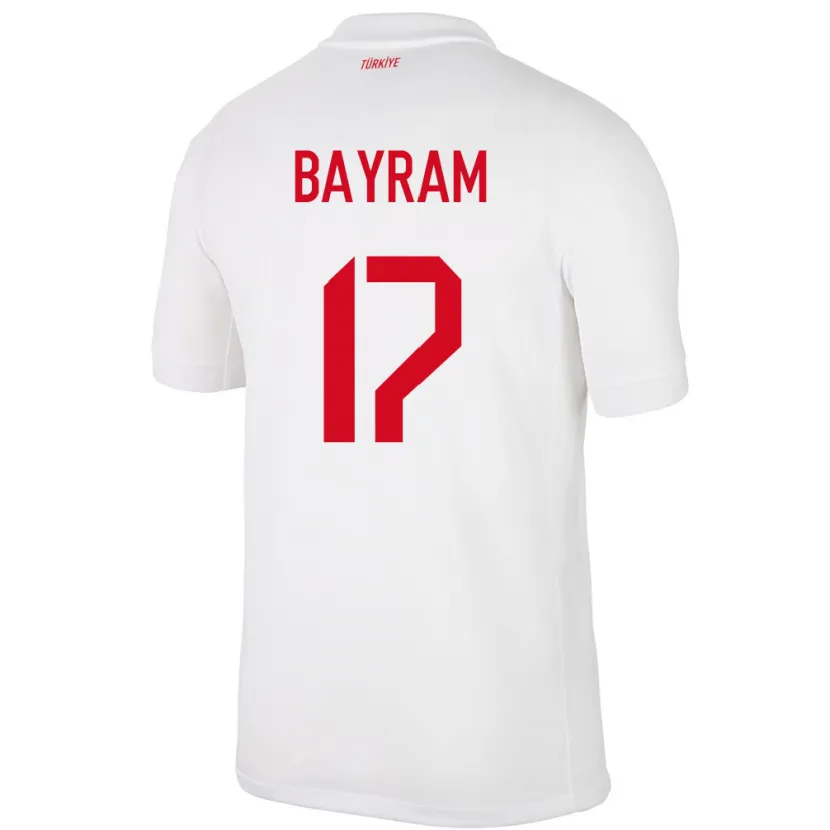 Danxen Dámské Turecko Abdurrahman Bayram #17 Bílý Domů Hráčské Dresy 24-26 Dres