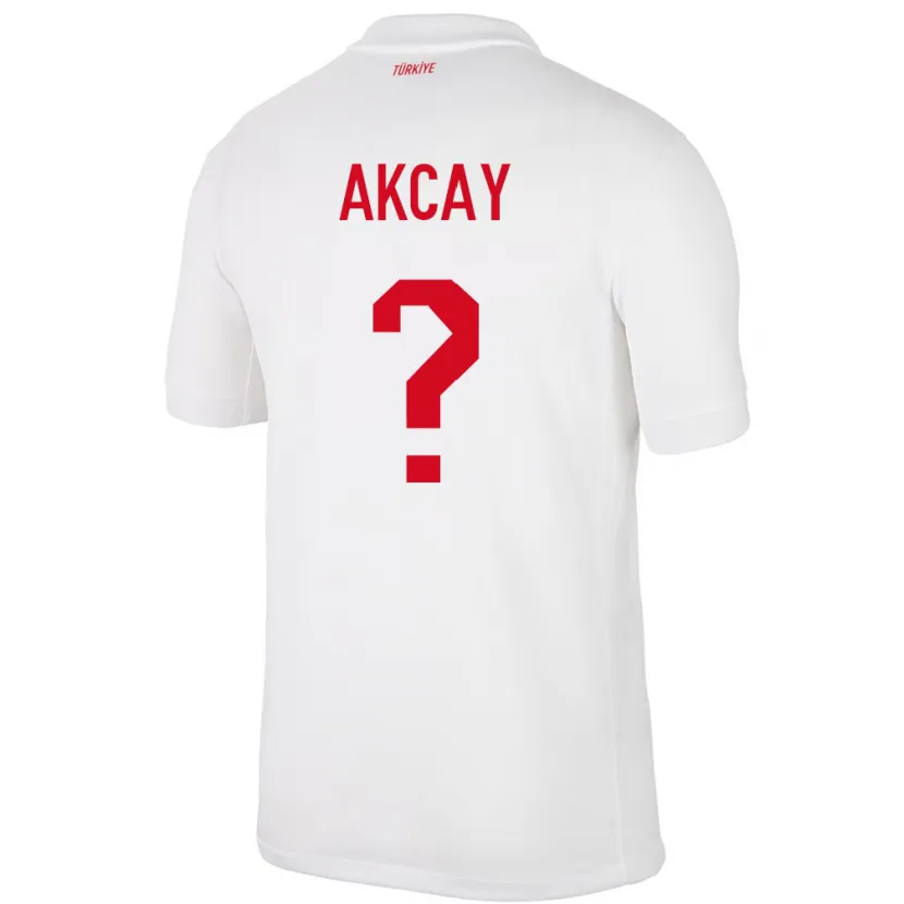 Danxen Dámské Turecko Yasin Akçay #0 Bílý Domů Hráčské Dresy 24-26 Dres