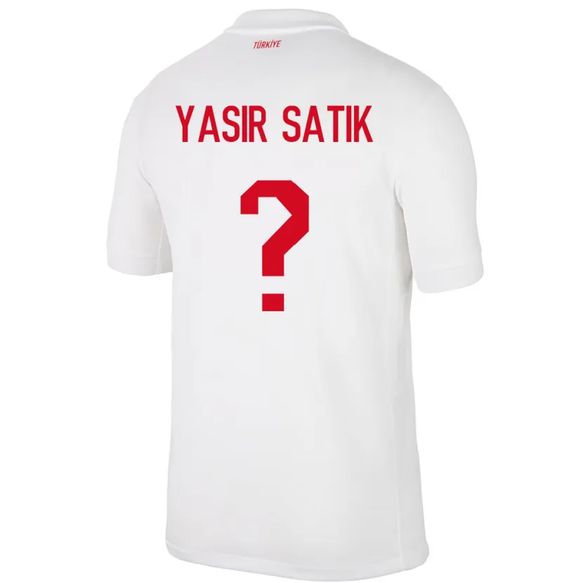 Danxen Dámské Turecko Üveys Yasir Satık #0 Bílý Domů Hráčské Dresy 24-26 Dres