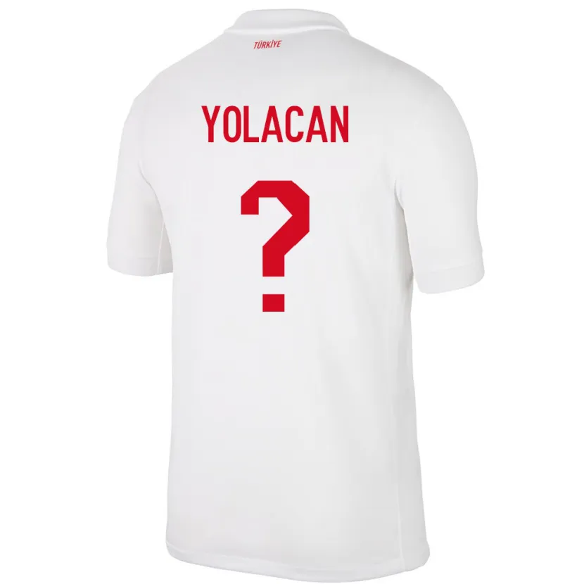 Danxen Dámské Turecko Baran Yolaçan #0 Bílý Domů Hráčské Dresy 24-26 Dres