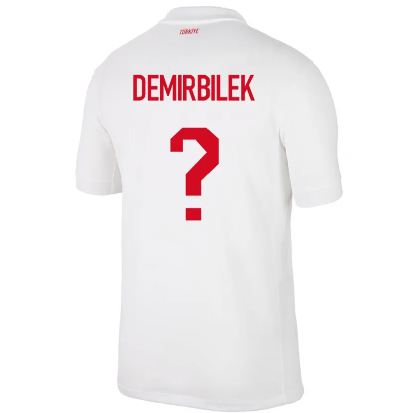 Danxen Dámské Turecko Ali Demirbilek #0 Bílý Domů Hráčské Dresy 24-26 Dres