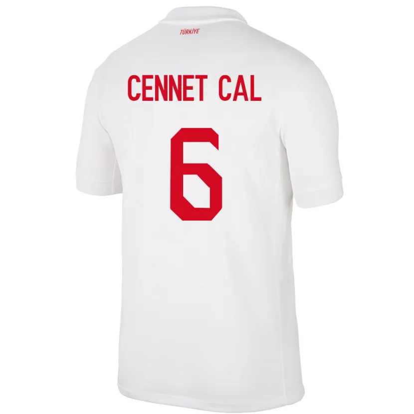Danxen Dámské Turecko Meryem Cennet Çal #6 Bílý Domů Hráčské Dresy 24-26 Dres