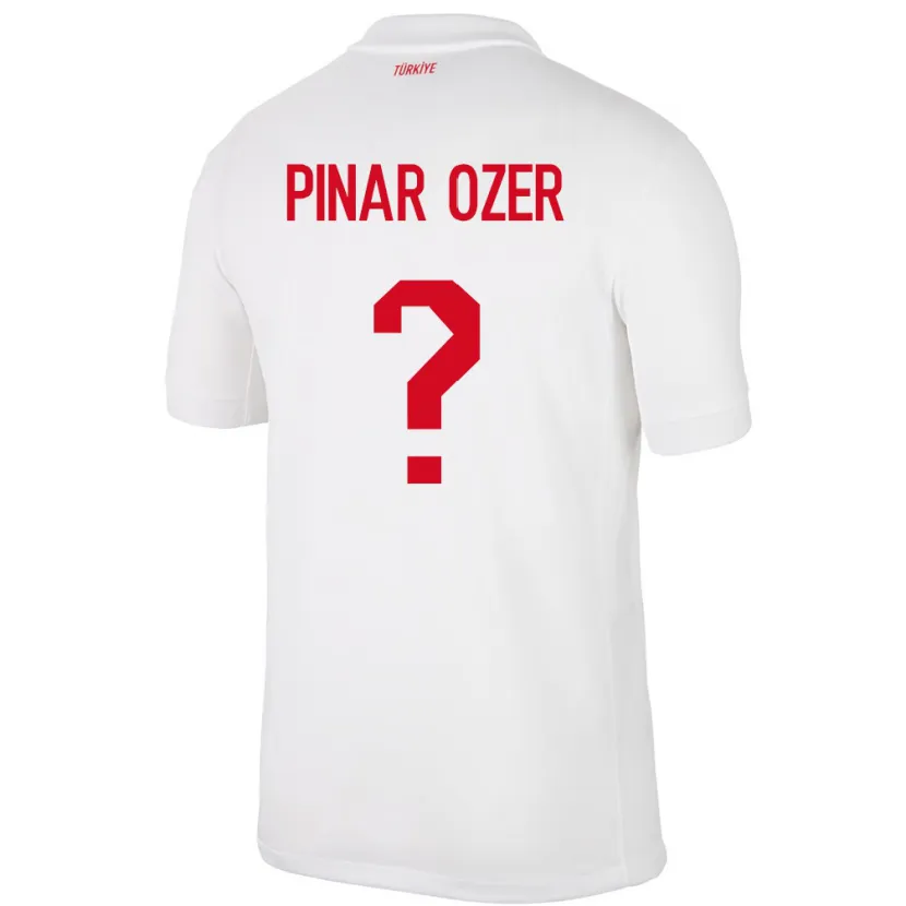 Danxen Dámské Turecko Senem Pınar Özer #0 Bílý Domů Hráčské Dresy 24-26 Dres