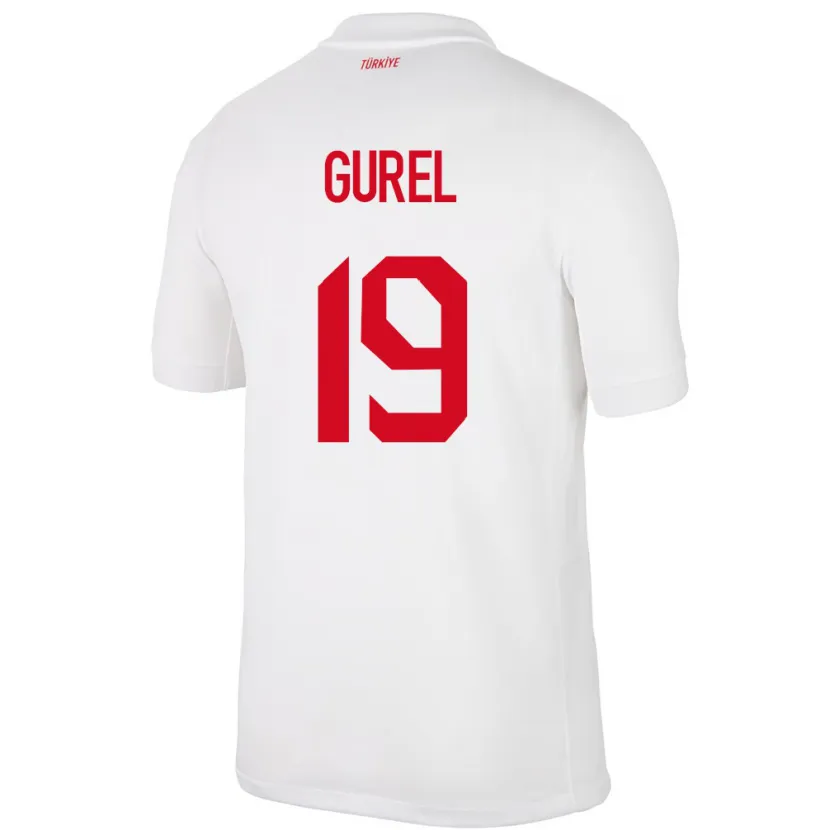 Danxen Dámské Turecko Cansu Gürel #19 Bílý Domů Hráčské Dresy 24-26 Dres