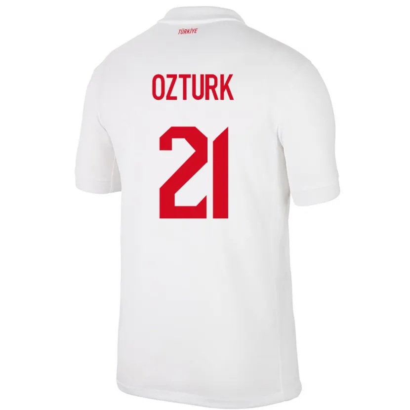 Danxen Dámské Turecko Melike Öztürk #21 Bílý Domů Hráčské Dresy 24-26 Dres