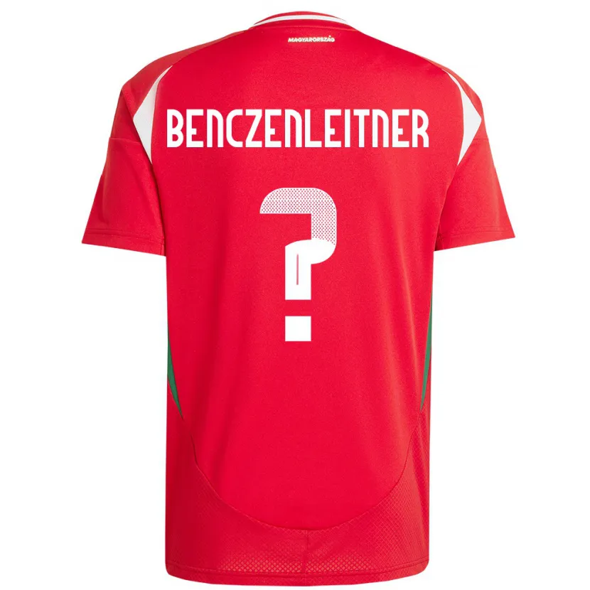 Danxen Dámské Maďarsko Barna Benczenleitner #0 Červené Domů Hráčské Dresy 24-26 Dres