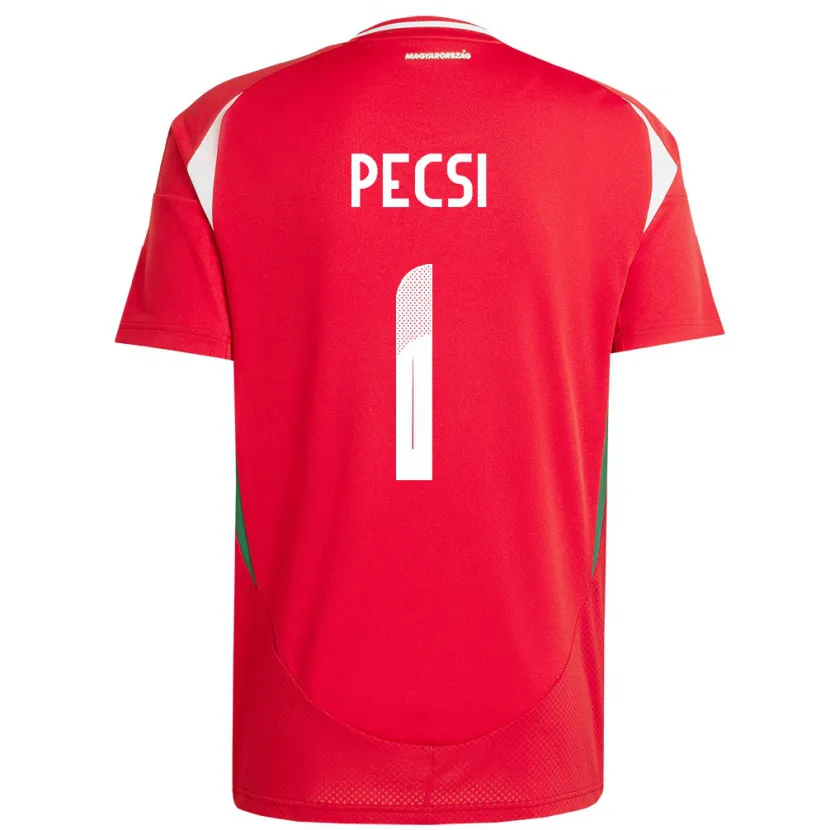 Danxen Dámské Maďarsko Ármin Pécsi #1 Červené Domů Hráčské Dresy 24-26 Dres