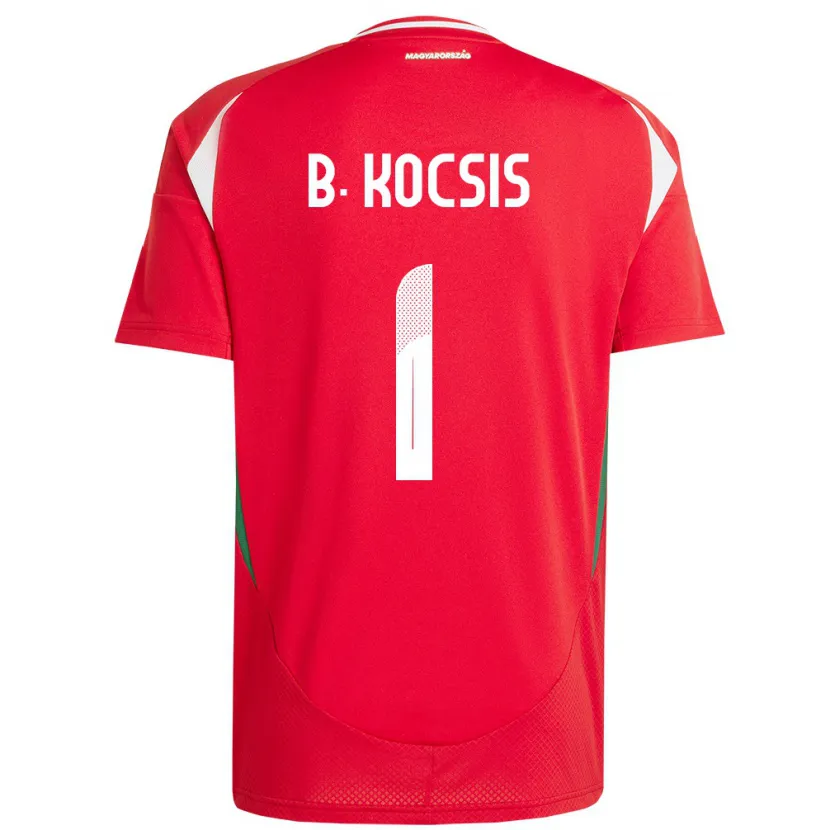 Danxen Dámské Maďarsko Botond Kocsis #1 Červené Domů Hráčské Dresy 24-26 Dres