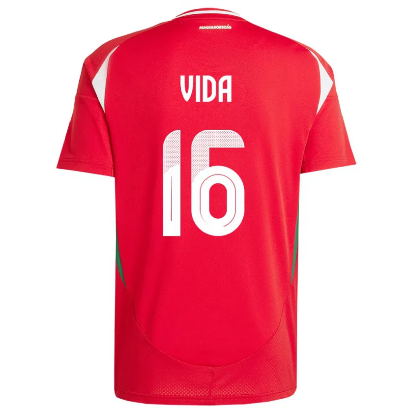 Danxen Dámské Maďarsko Boglárka Vida #16 Červené Domů Hráčské Dresy 24-26 Dres