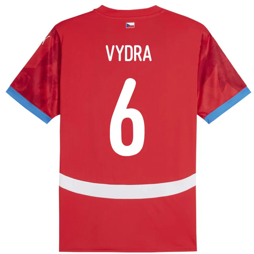Danxen Dámské Česko Patrik Vydra #6 Červené Domů Hráčské Dresy 24-26 Dres