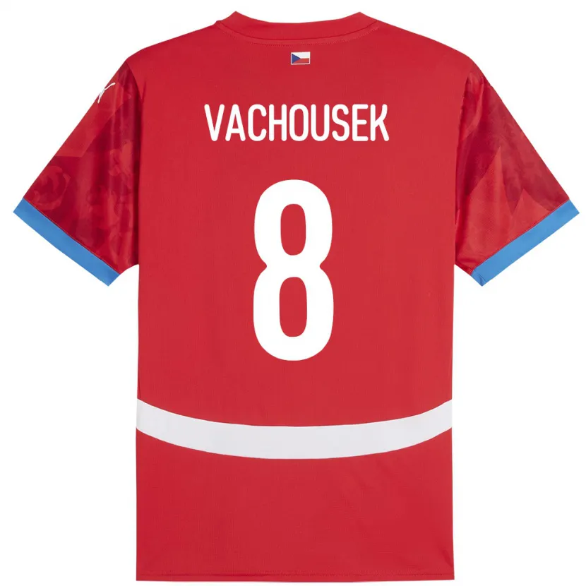 Danxen Dámské Česko Tadeas Vachousek #8 Červené Domů Hráčské Dresy 24-26 Dres
