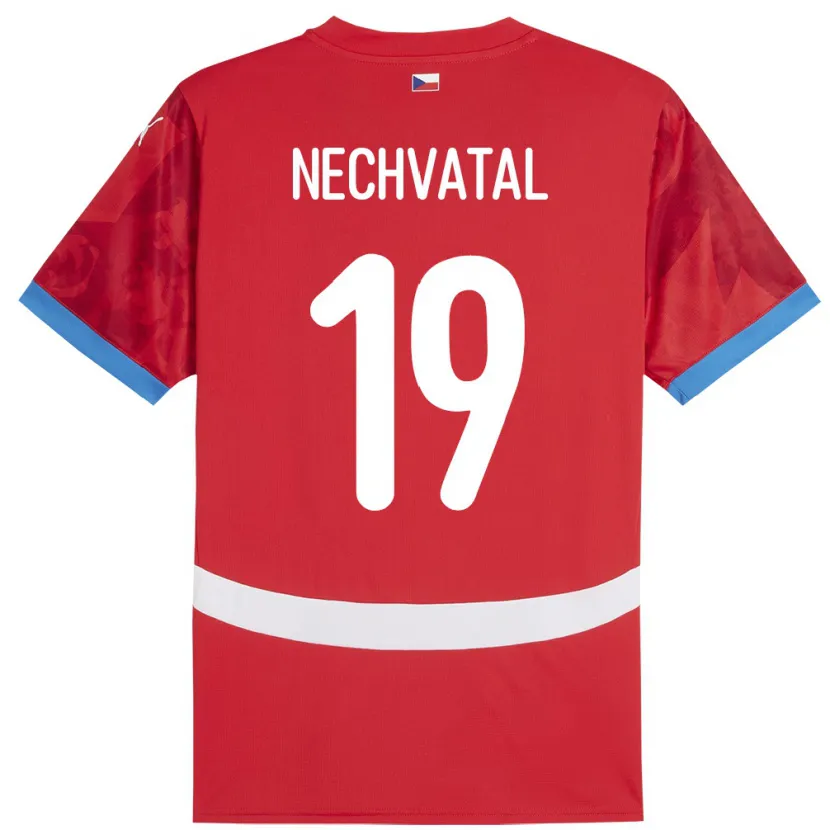 Danxen Dámské Česko Matyas Nechvatal #19 Červené Domů Hráčské Dresy 24-26 Dres