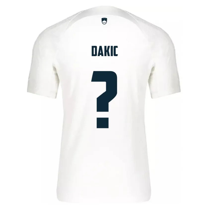 Danxen Dámské Slovinsko Luka Dakic #0 Bílý Domů Hráčské Dresy 24-26 Dres