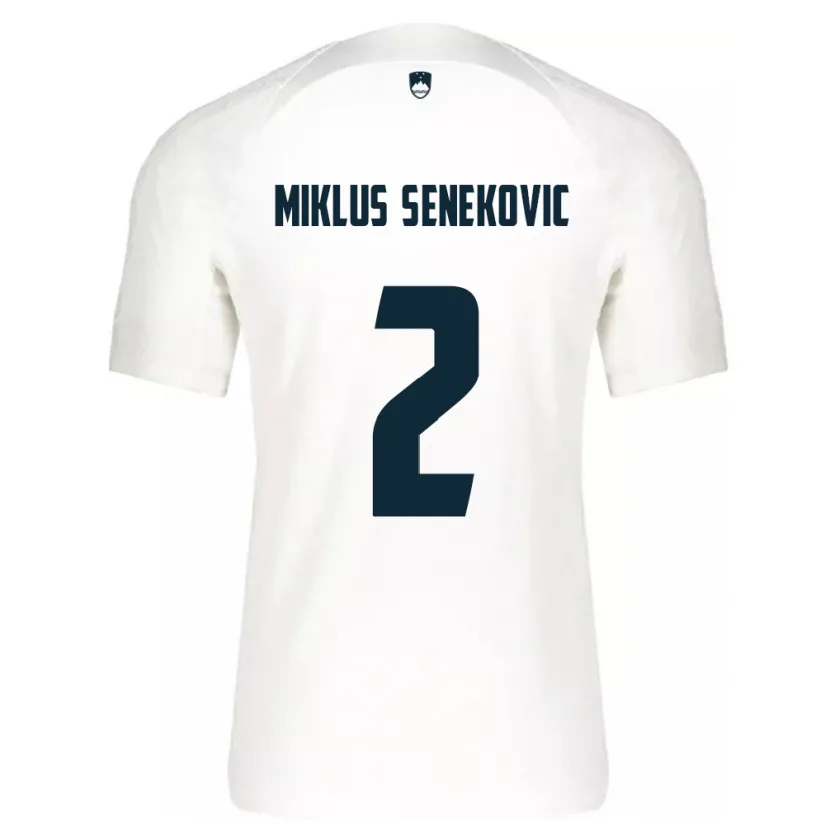 Danxen Dámské Slovinsko Gal Miklus Senekovic #2 Bílý Domů Hráčské Dresy 24-26 Dres