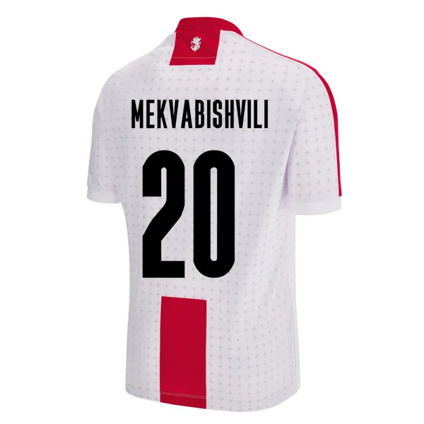 Danxen Dámské Georgia Anzor Mekvabishvili #20 Bílý Domů Hráčské Dresy 24-26 Dres