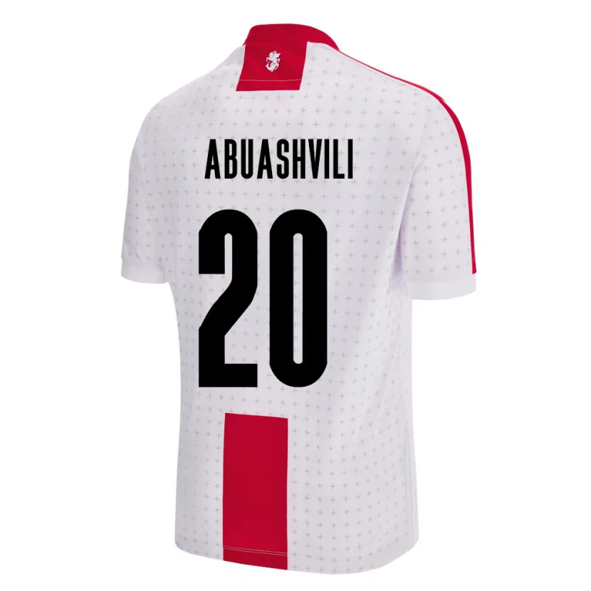 Danxen Dámské Georgia Giorgi Abuashvili #20 Bílý Domů Hráčské Dresy 24-26 Dres
