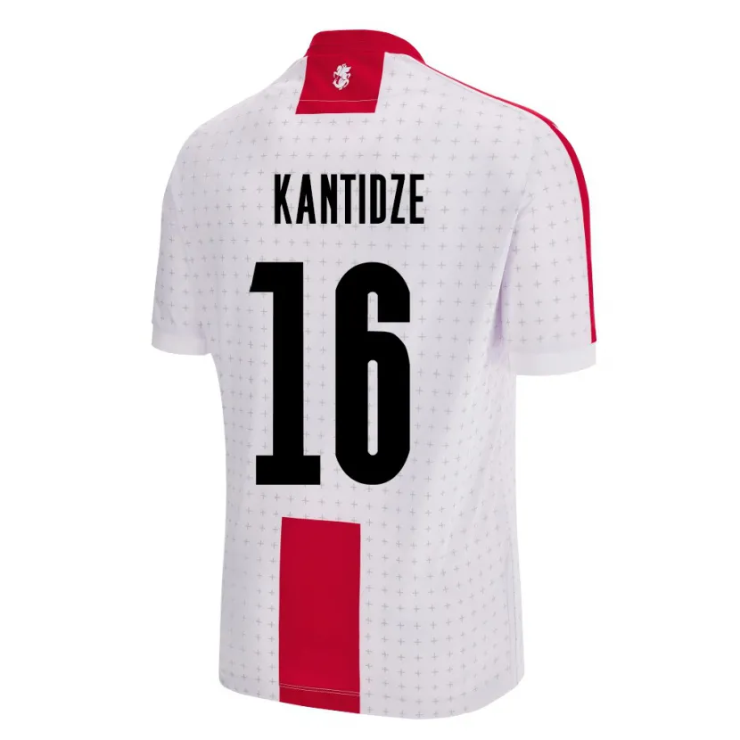 Danxen Dámské Georgia Nikoloz Kantidze #16 Bílý Domů Hráčské Dresy 24-26 Dres