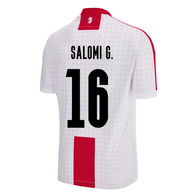 Danxen Dámské Georgia Salomi Gasviani #16 Bílý Domů Hráčské Dresy 24-26 Dres