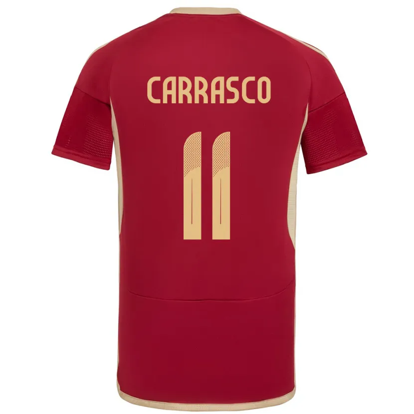 Danxen Dámské Venezuela Raiderlin Carrasco #11 Burgundské Domů Hráčské Dresy 24-26 Dres