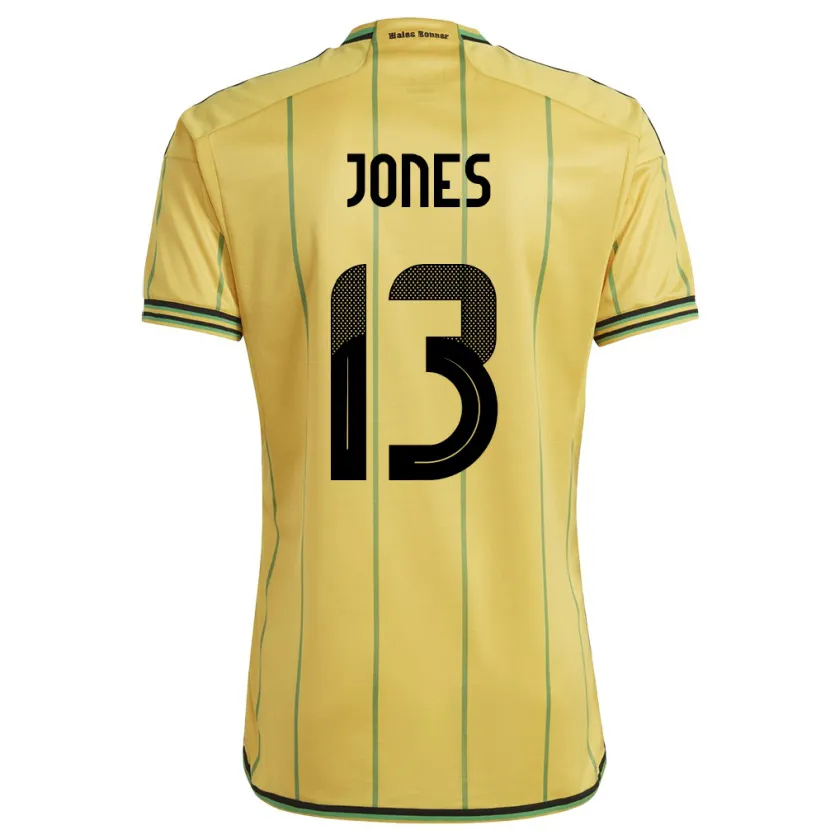 Danxen Dámské Jamajka Javanae Jones #13 Žlutá Domů Hráčské Dresy 24-26 Dres