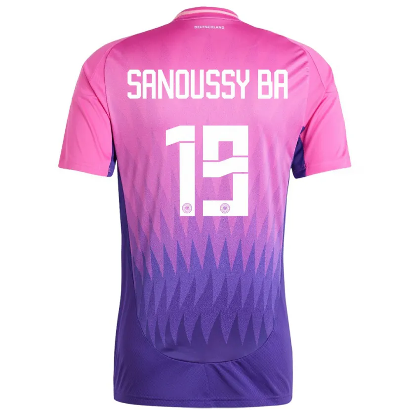 Danxen Dámské Německo Sanoussy Ba #19 Růžově Fialová Daleko Hráčské Dresy 24-26 Dres